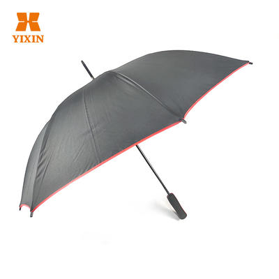 23 Inch 8k Automatic Open Customized Red Umbrella With Ads Logo Printing
