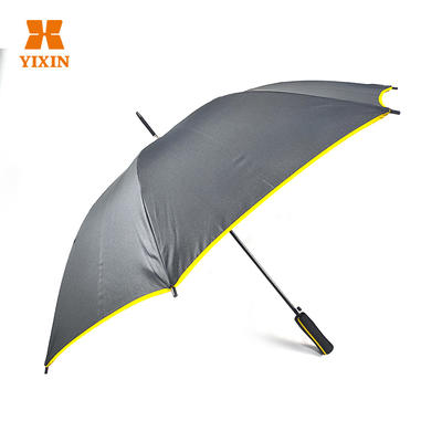 23 Inch 8k Automatic Open Customized Yellow Quality Umbrella With Ads Logo Printing