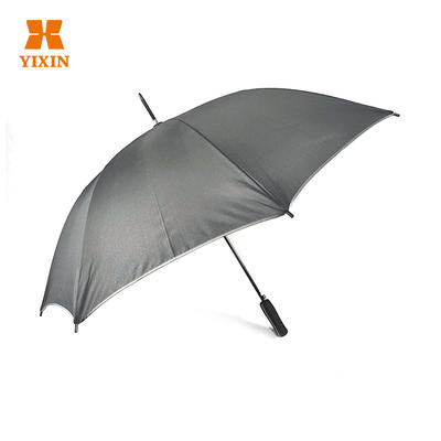 23 Inch 8k Automatic Open Customized Gray Umbrella With Ads Logo Printing