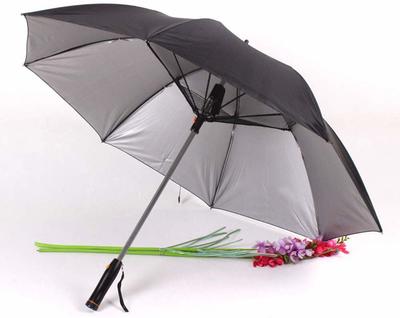 Custom Logo UV Fan Cooling Umbrella With Battery Operated