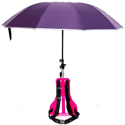 Custom Printed Logo Wholesale Outdoor Sun And Rain Backpack Folding Umbrella