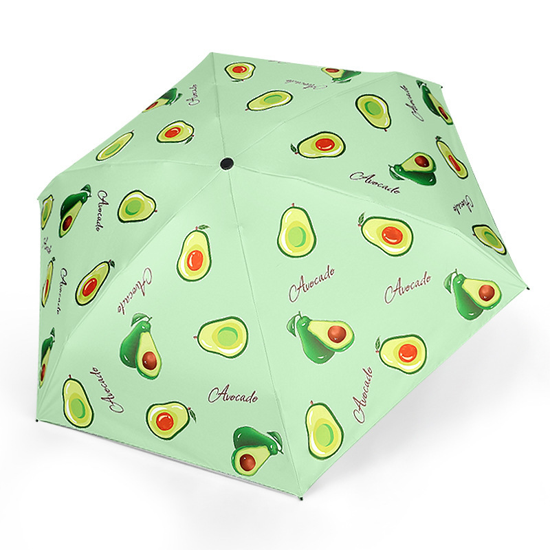 Summer small fresh and Capsule five-fold umbrella